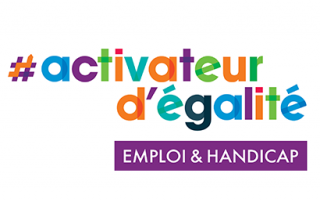 logo #acivateurdégalité / Emploi & handicap