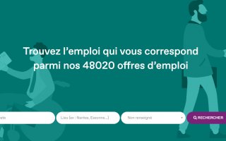 Page Accueil Site Emploi