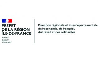 Le visuel représente le logo "préfet de la région Île-de-France - Direction régionale et interdépartementale de l'économie, de l'emploi, du travail et des solidarités"